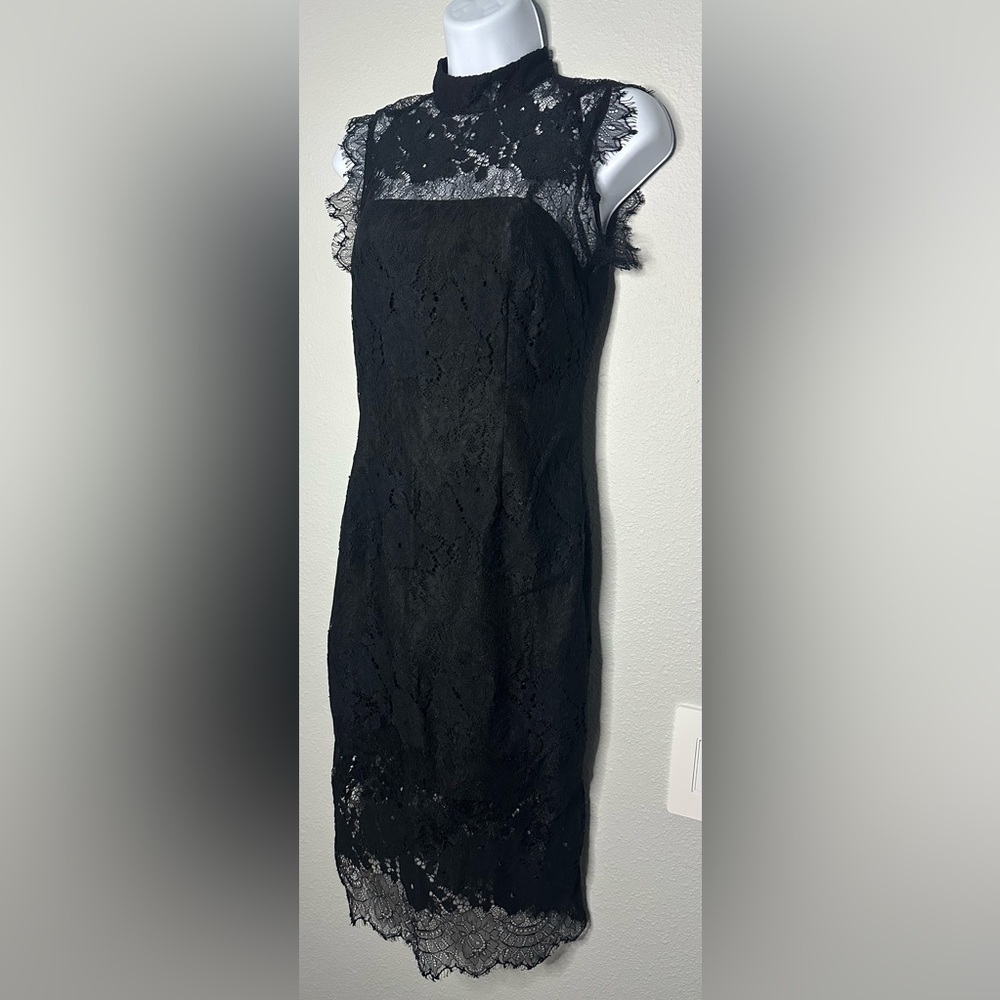 Adelyn Rae Women’s Black Lace Sleeveless Dress Size XS